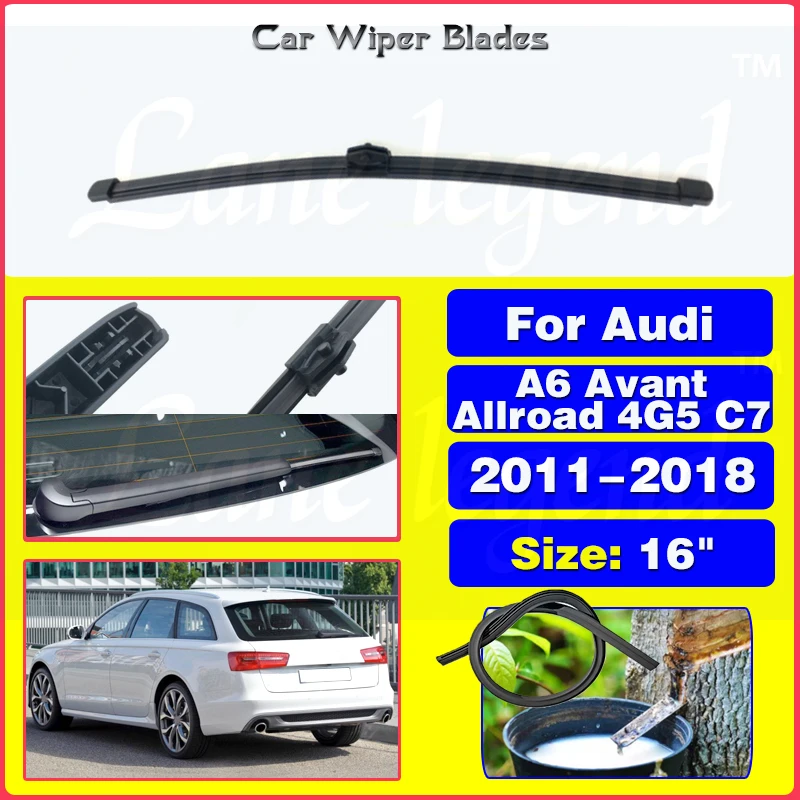 

Car Wiper 16" Rear Wiper Blade For Audi A6 Avant Allroad 4G5 C7 2011 - 2018 Windshield Windscreen Rear Window Car Accessories