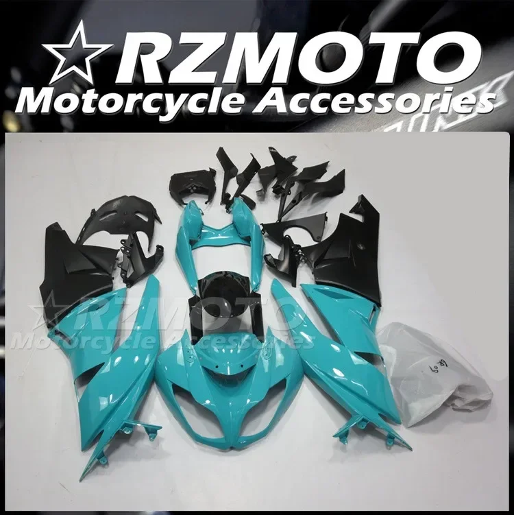 

4Gifts New ABS Fairings Kit Fit For KAWASAKI ZX-6R ZX6R 636 2009 2010 2011 2012 09 10 11 12 Bodywork Set Sky Blue