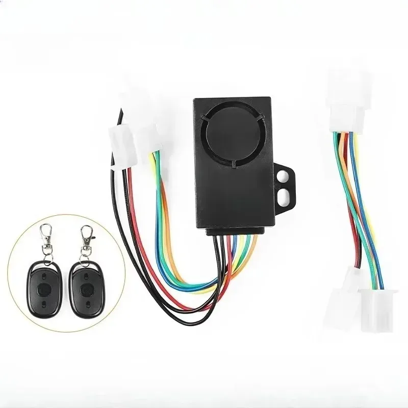 36V-72V Wireless Anti-theft Remote Control Security Alarm Electric Bike/Tricycle Alarm One-key Start Hot Sale