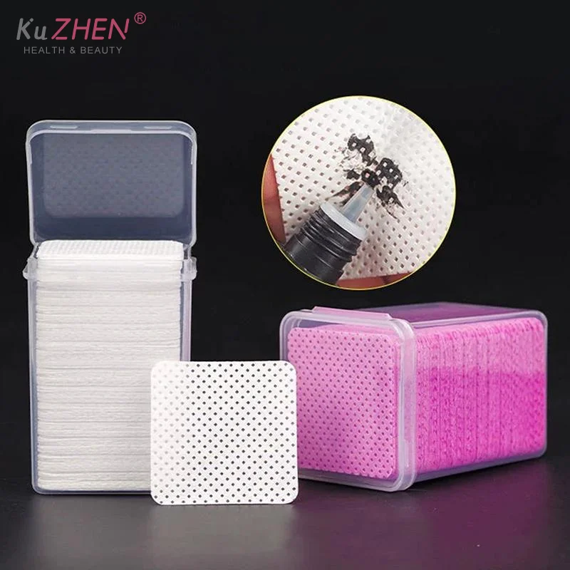 200pcs/Box Lint-Free Nail Care Wipes Gel Nail Polish Remover Wipes Absorbent Clean Magic Stuff Pad for Manicures At Home Salon