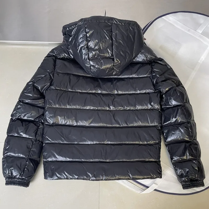 Осенне-зимний мужской и женский пуховик с капюшоном, теплая куртка с принтом букв, модная мужская куртка