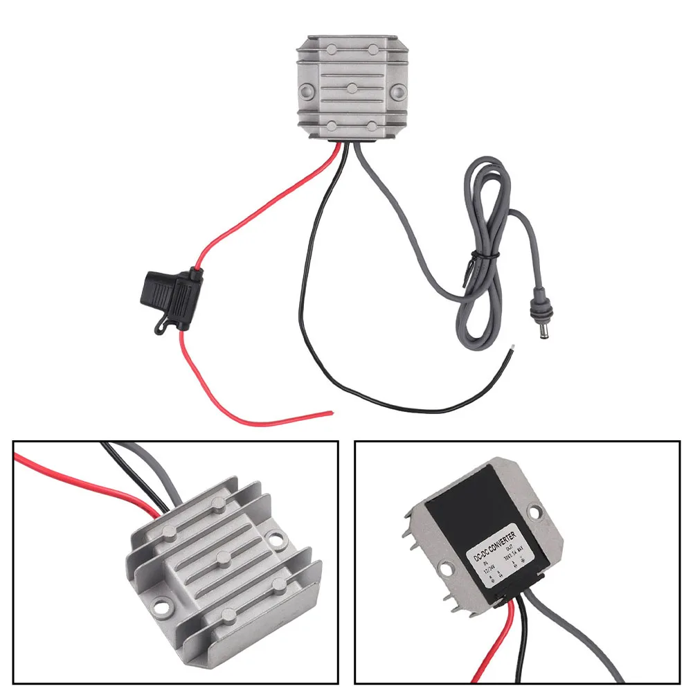 DC Step Up Converter 12V 24V To 30V 3.5A Boost Adapter With Fuse For Starlink For Rv Car Boat For Outdoor Power Supply For