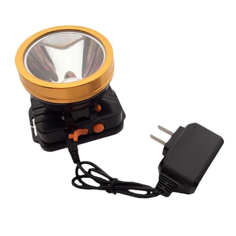 Rechargeable LED Headlamp Waterproof Super Bright Lithium Battery Head Light for Night Fishing Outdoor Catching Sea