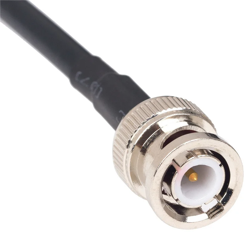 AT41 2Pcs 3 Meter BNC Extension Cable RG-58 BNC Male To BNC Male Coaxial Cable Rg58a/U 50Ohm RF Adapter Extension Cable