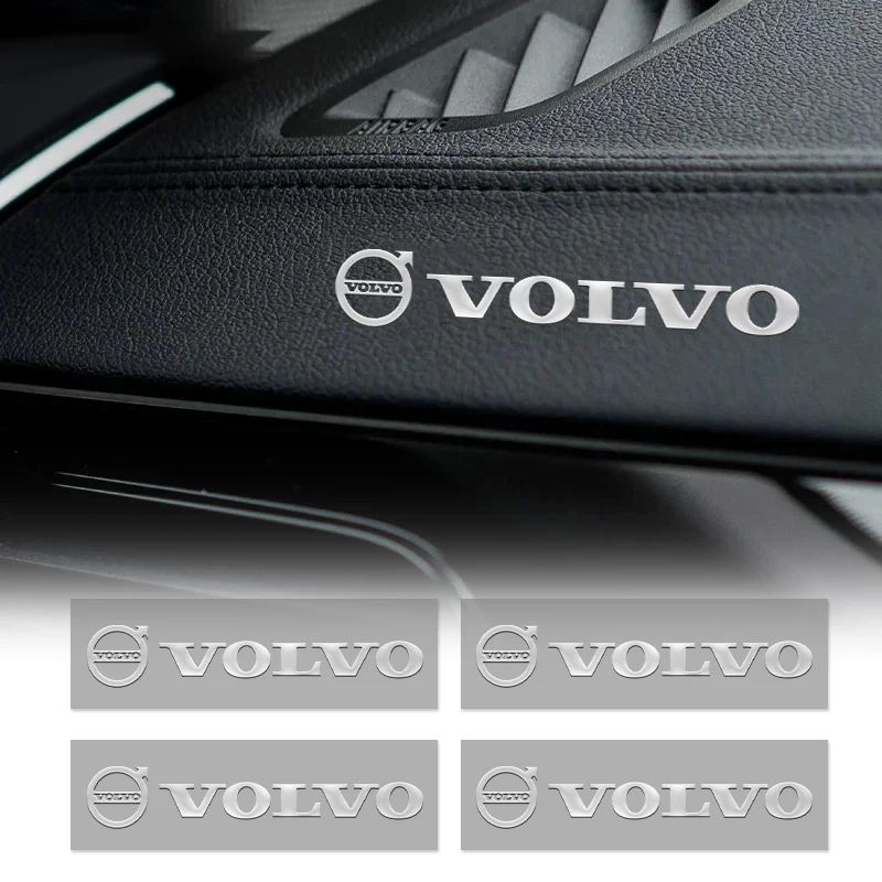 Metal DIY Car Logo Stickers Decorative Decals Accessories For Volvo C30 C70 S60 S80 S90 V40 V50 V60 V70 V90 XC40 XC60 XC70 XC90