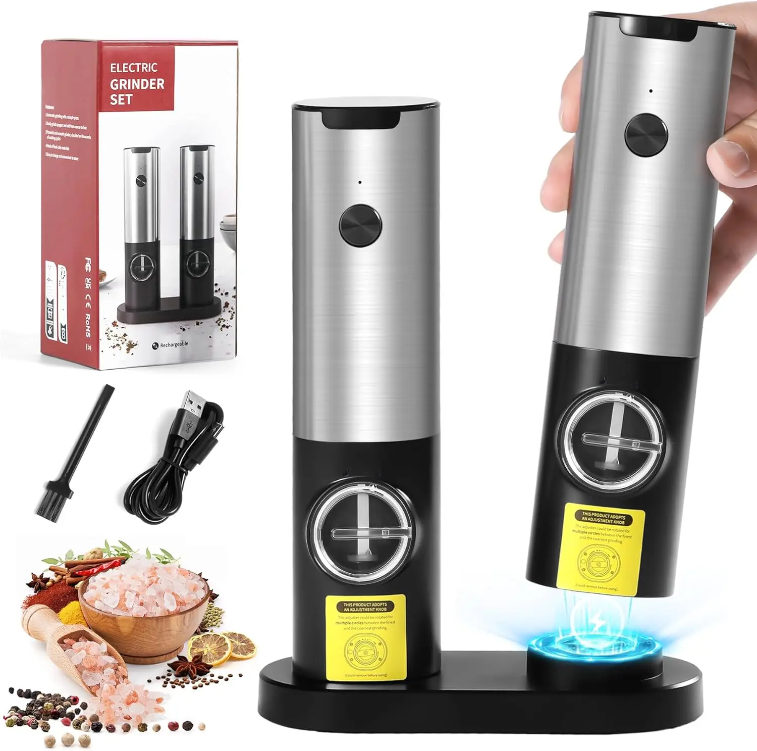 

Electric pepper grinder pepper grinder black pepper sea salt grinder