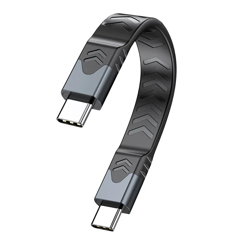 Type C Cable USB 5 Fast Charging Cable PD240W16K 60hz Video Support and 80Gbps Short Cable for SSD Laptop Macbook