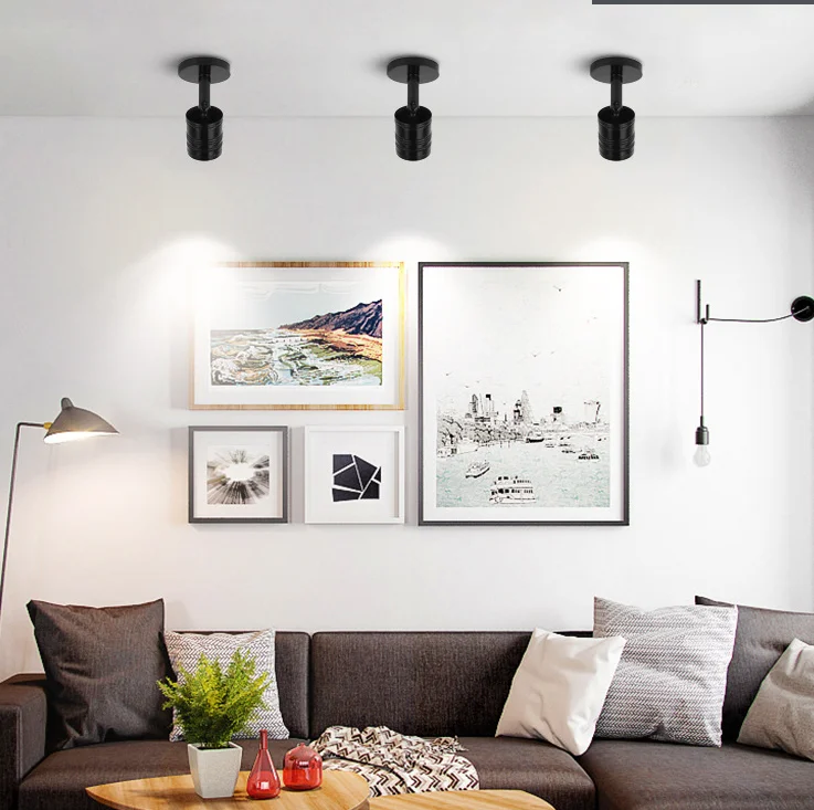 LED Surface Mounted wall lamps Spot Light Led Downlight Showcase Jewelry Counter Ceiling Lamp Clothes Store Lighting