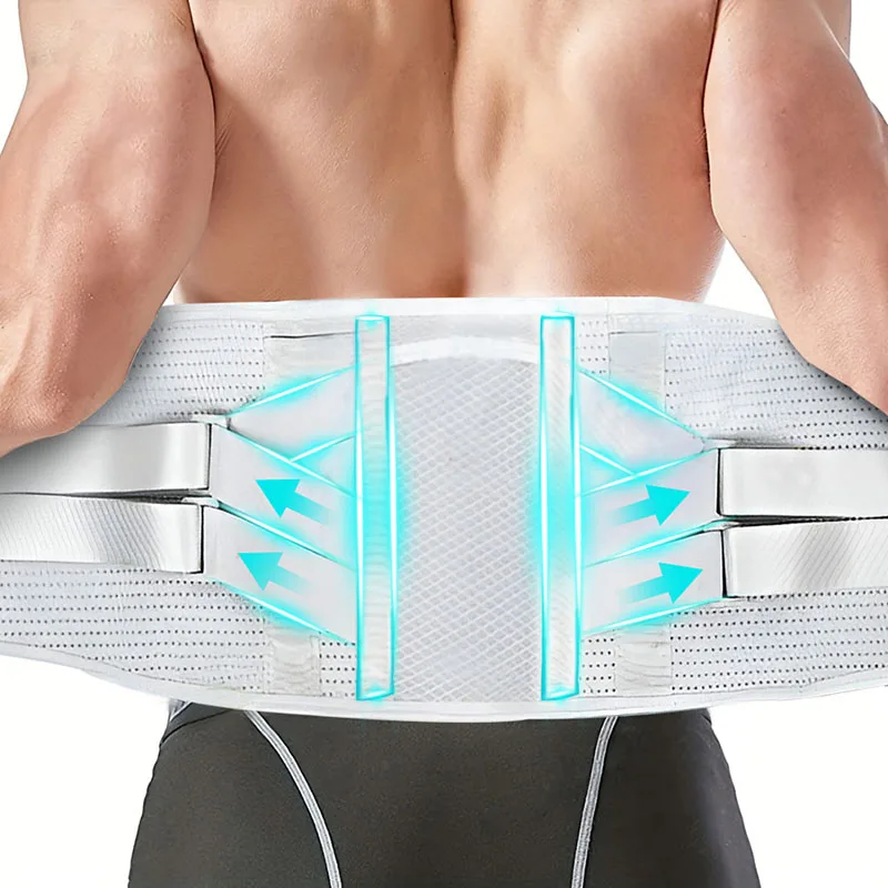 Brace UP Back Support Belt Universal Waist Belt Lumbar Lower Back Support for Gym Pain Relief Adjustable Waist Trainer