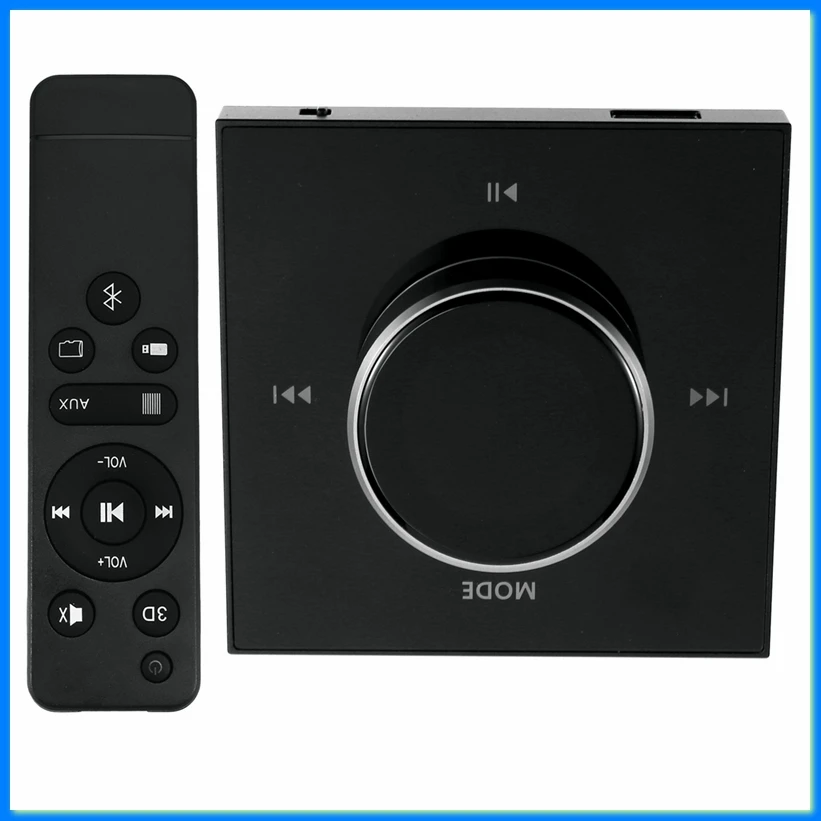 86 Hi-Fi Professional Smart Wall-Mounted Stereo Background Music Controller Bluetooth Mini In-Wall Amplifier Black-DTA9