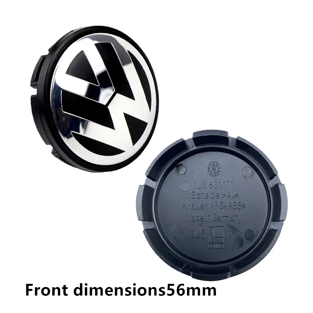 4pcs 55mm 56mm 65mm 70mm Car Wheel Center Hub Caps Cover for VW Volkswagen Golf Polo Passat Touran CC B5 B6 B7 Jetta accessories view 5
