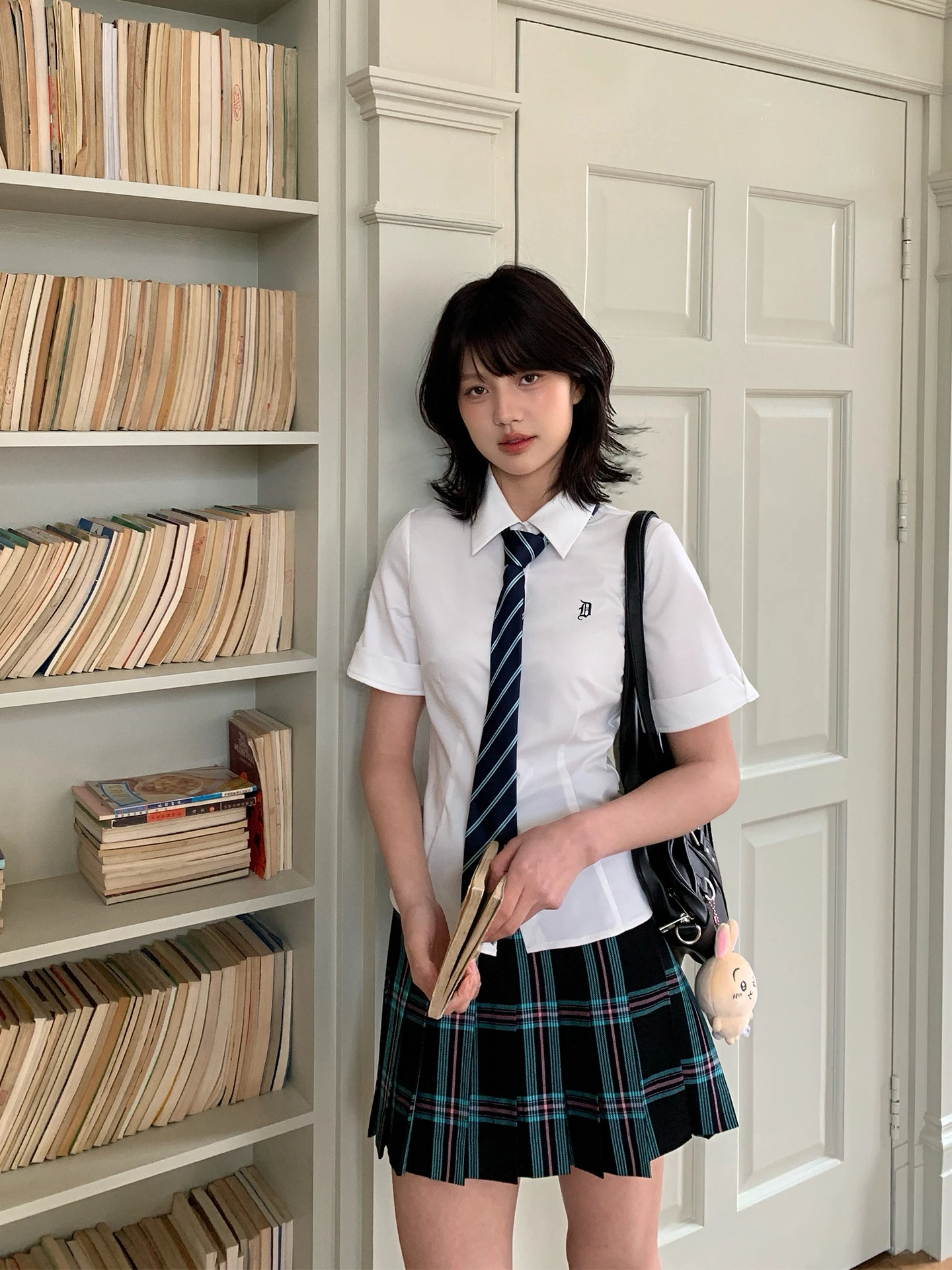 

Женская базовая белая футболка Tokyo Annual Record JK с коротким рукавом, дышащая, из хлопка и полиэстера, для колледжа