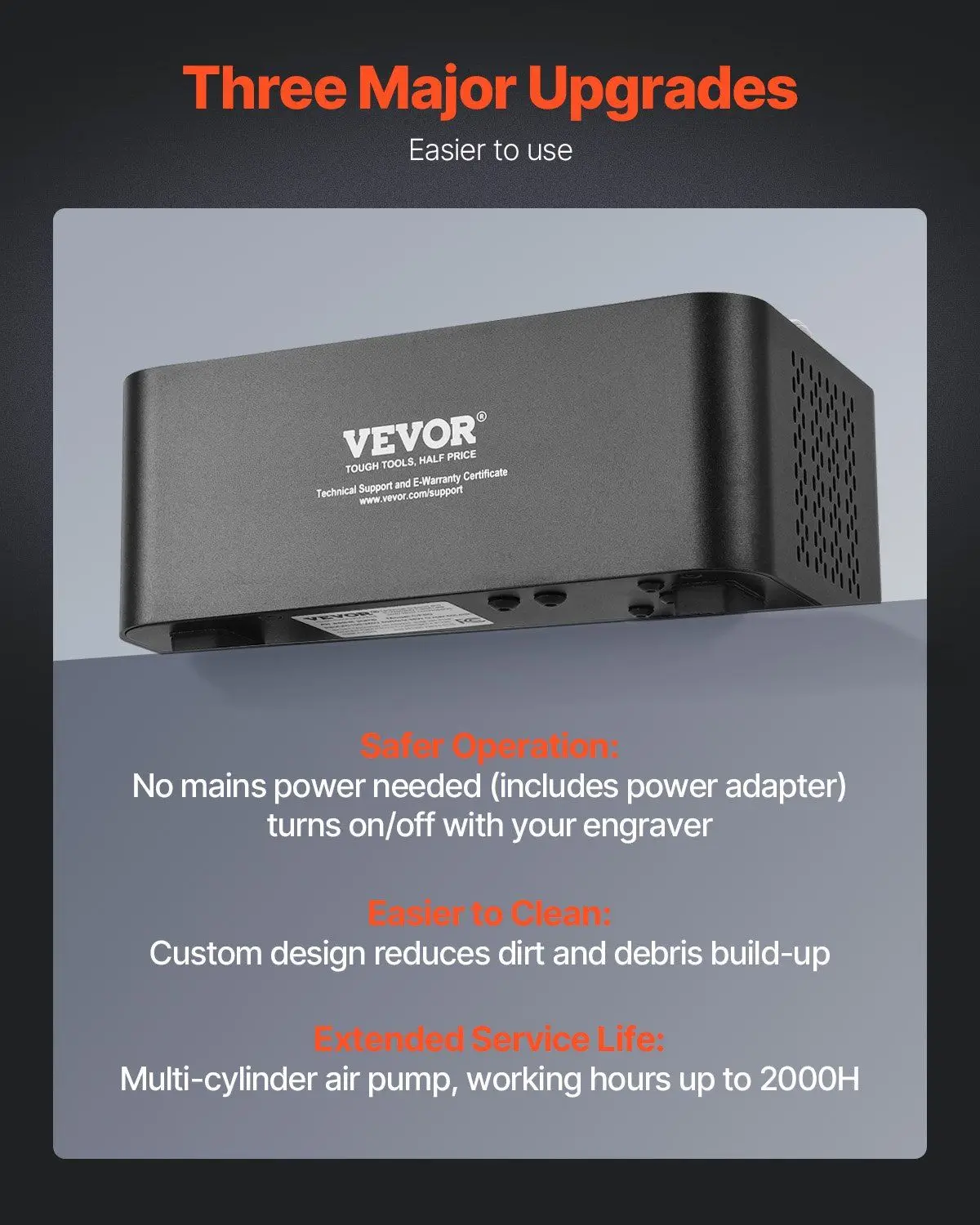 Air Assist Adjustable 50 L/min Air Pump Kit for Laser Engraver and Cutter ≥ 20W