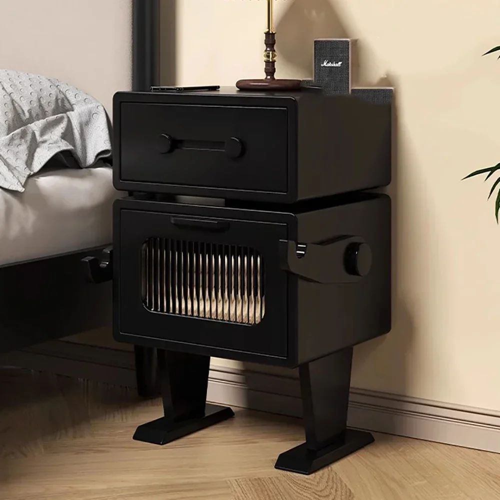 

Cute Storage Nightstand Modern Aesthetic Unique Design Nightstand Nordic Beauty Mesita De Noche Dormitorio Bedroom Furniture