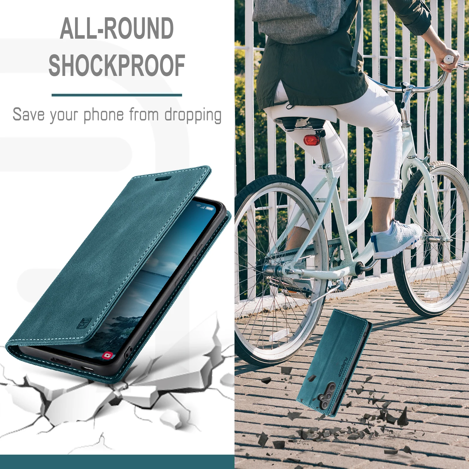 Flip Magnetic Cards Solt Wallet Leather Case For Samsung Galaxy S24 Ultra S23 Plus S22 S21 FE A15 A25 A35 A55 A14 Book Bag Cover