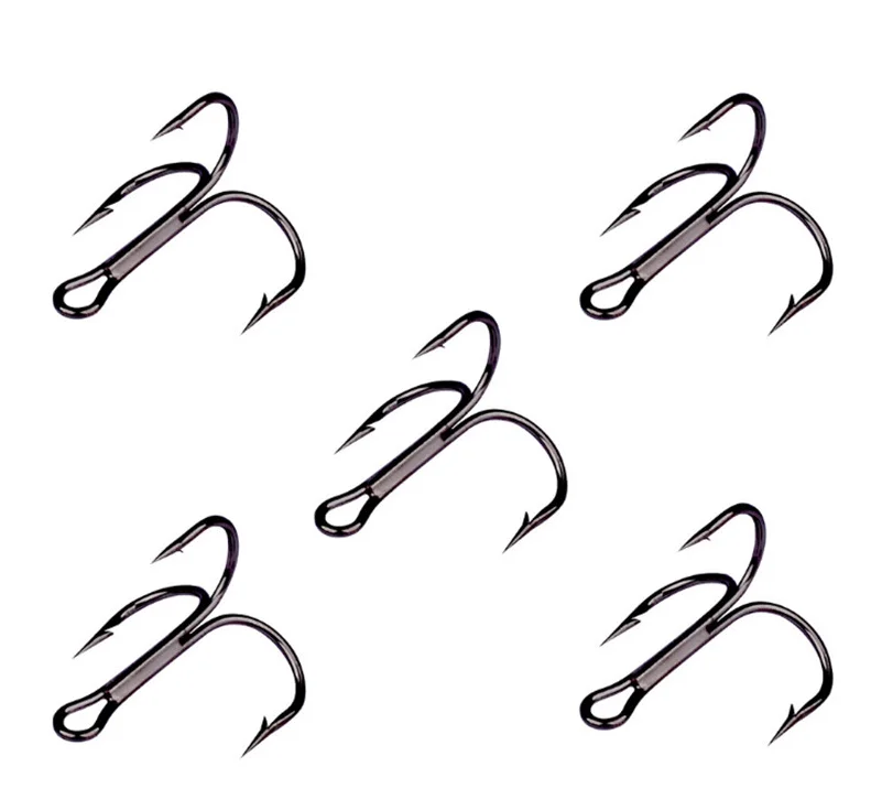 STLF Treble Hooks Triple Stinger Fishhook Saltwater or Freshwater Fishing Hook for Accessories