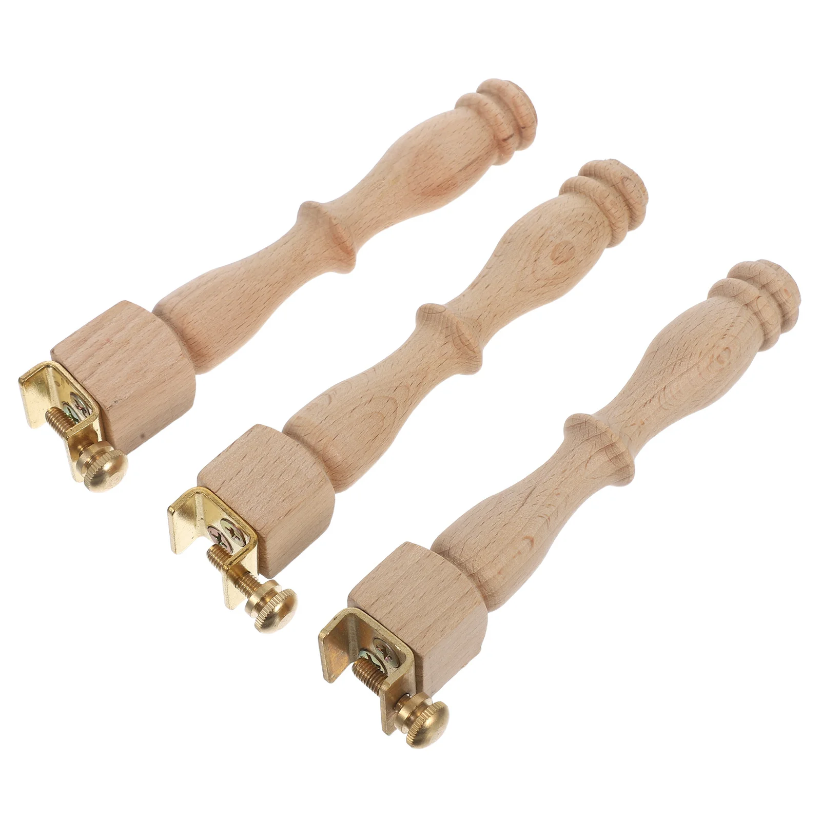 

3Pcs Desktop Embroidery Stand Legs Detachable Wood Frame Legs for Cross Stitch Needlework Hoop Holder Small Embroidery Frame Leg