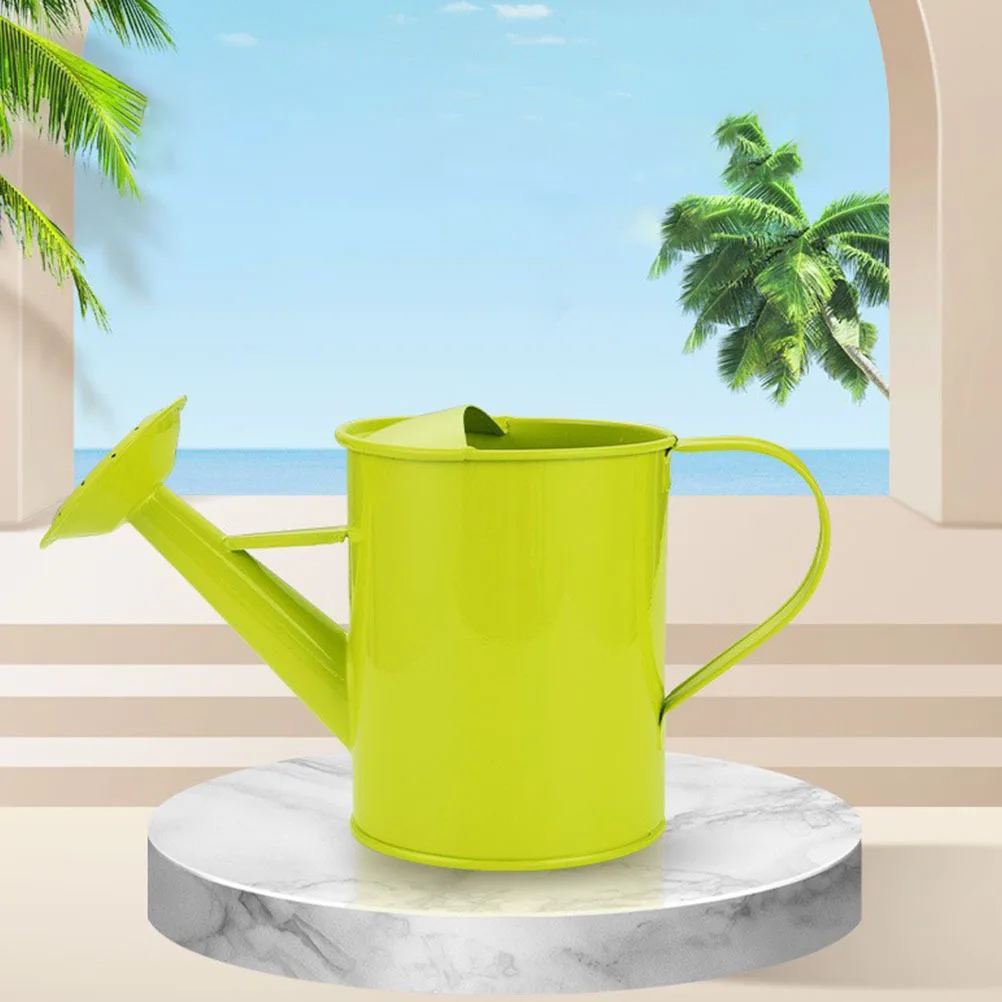 บัวรดน้ำเด็ก ความจุขนาดใหญ่ ด้ามจับกันลื่นตามหลักสรีรศาสตร์ สำหรับเด็ก ทำสวน ปลูกดอกไม้ เครื่องมือปลูกต้นไม้ บัวรดน้ำโลหะ