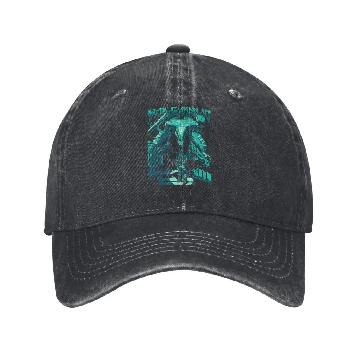 

Metal Gear Solid Fan Art ALT2 demin Cap Breathable Design Caps Men Baseball Cap Men