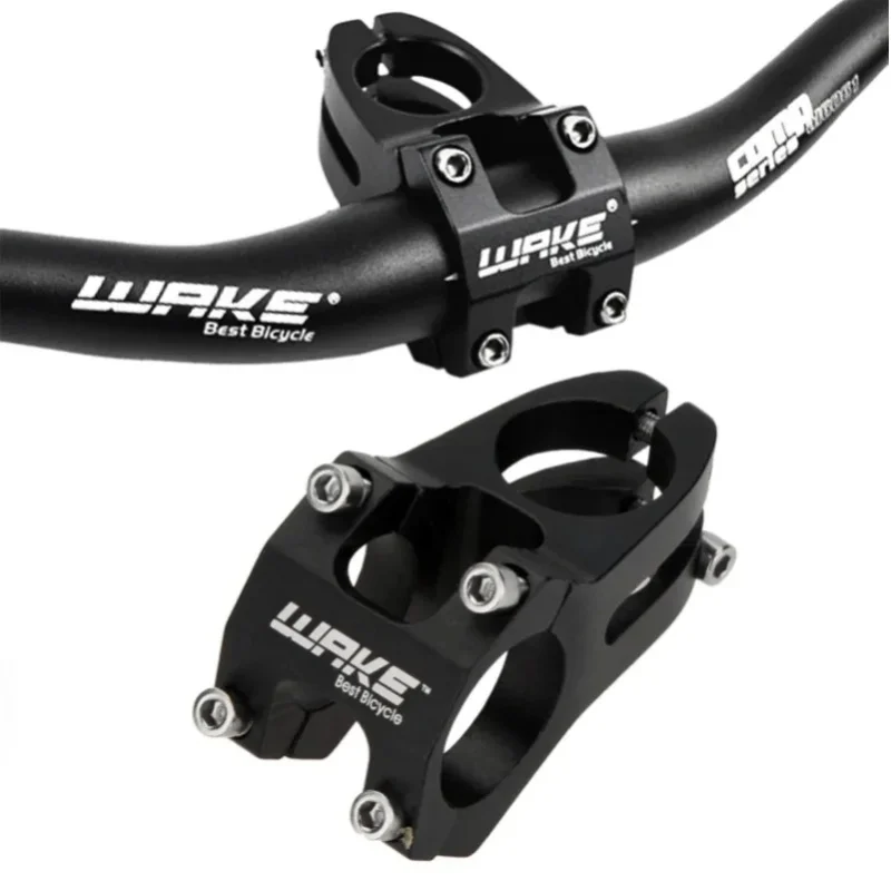 AliExpress NONE 31.8mm Bike Stem Ultra-Light CNC Aluminum Alloy Handlebar Clamp Short MTB Stem for All Mountain MTB Downhill and Freeride