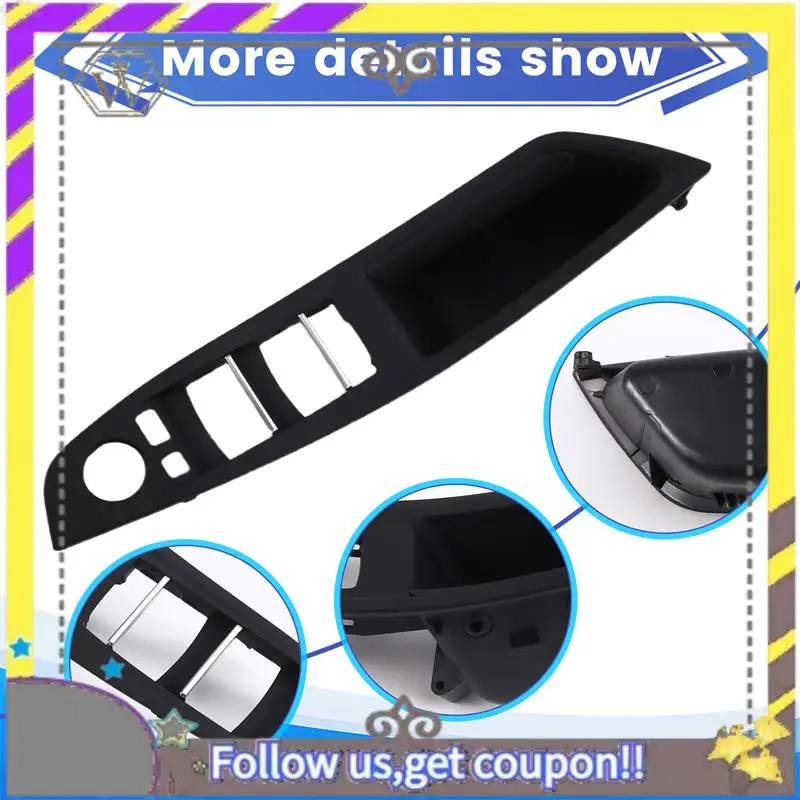 

L38A-Trim Pull Handle Set Replacement Interior Front Door Armrest Panel For BMW 5 Series F10 F11 F18 520I 523I 525I 528I LHD