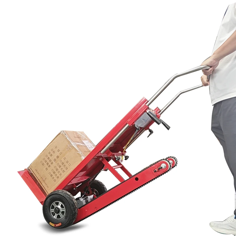 Foldable Aluminum Alloy Electric Stair Climbing 500kg Heavy Duty Portable Electric Stair Climbing Trolley