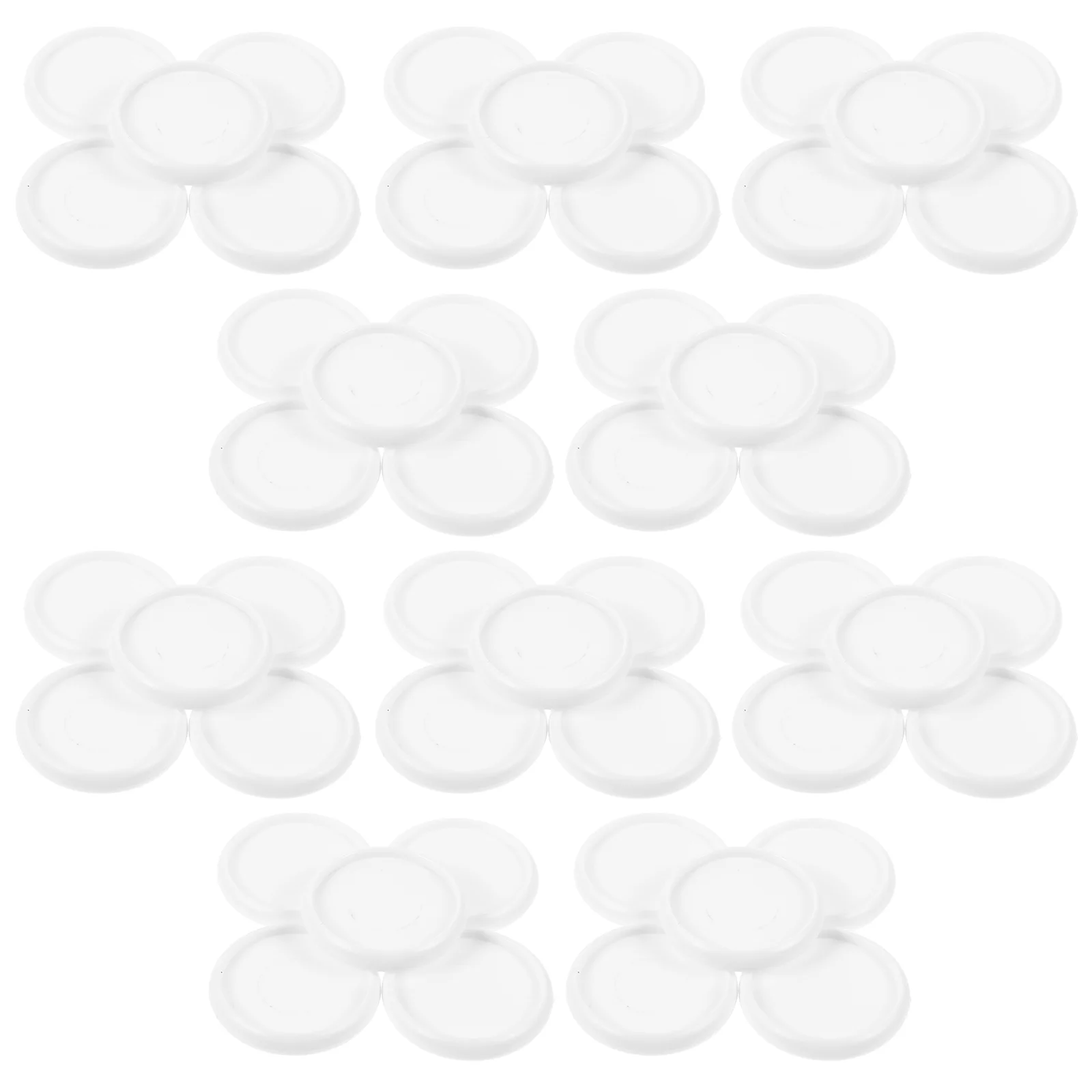 55 Pcs Tool Loose Leaf Disc Binder Clips Discs Notebook 28x28x08cm Abs Clear Binding for Planner