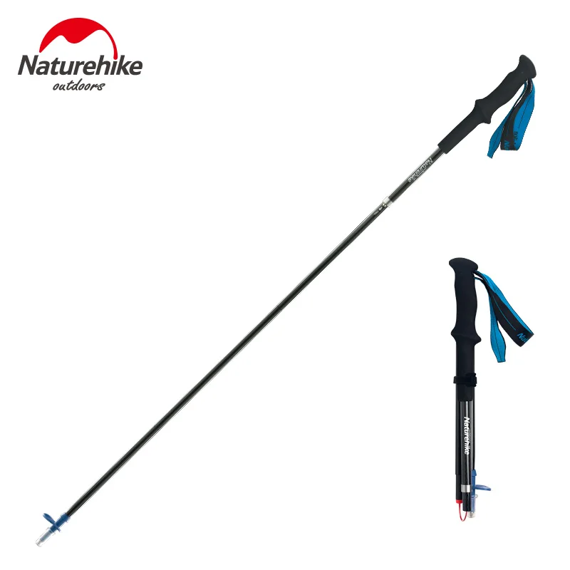 

Naturehike Carbon Fiber Walking Pole Folding Walking Stick Telescopic Ultralight Trekking Pole Outdoor Hiking Climbing Stick