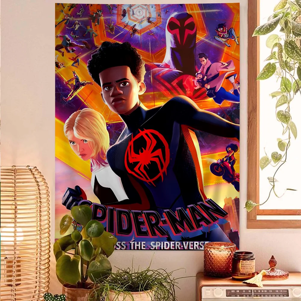 

Spider Hero man Across Verse DIY Wall Tapestry Bohemian Wall Tapestries Mandala Home Decor