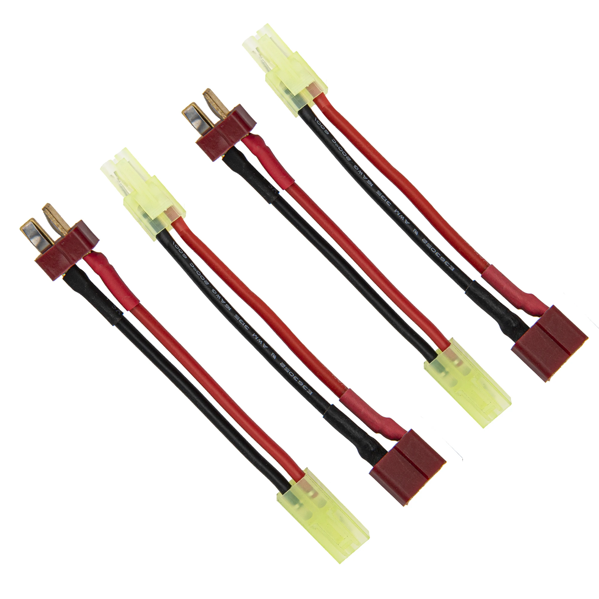 MIni Tamiya / EC3 to Deans T Plug Male Female Connector Charger Cable Adapter RC Car LiPo Battery ECS Converter Wire