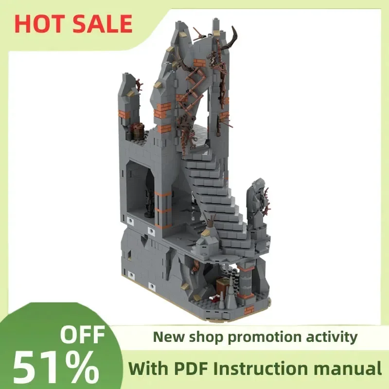 nouveau-1136-pieces-celebre-les-bagues-serie-de-films-moc-216232-dol-guldur-modele-puzzle-personnalise-bricolage-idees-creatives-enfant-jouet-cadeaux-d'anniversaire