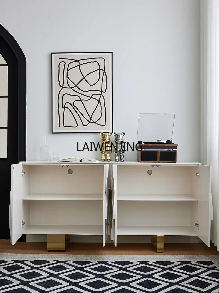 HLZ Italian light luxury entrance Modern minimalist storage partition Mealside entry shoe cabinet