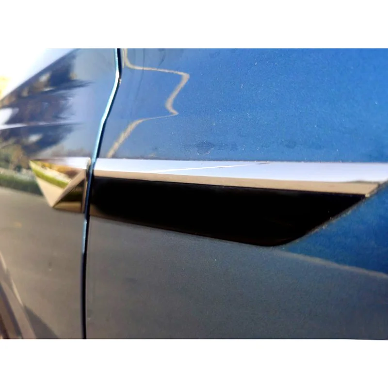 25CM Plastic Chrome Auto Badge Kamiq Car Fender Door Waist Line Emblem