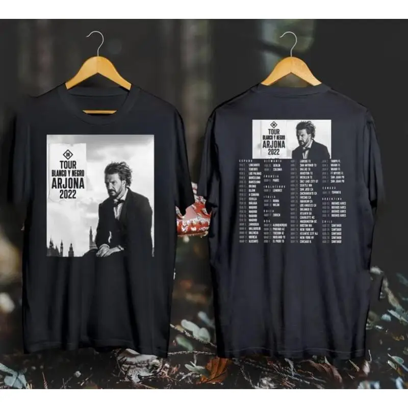 Camiseta de la gira Blanco y Negro 2022 de Ricardo Arjona