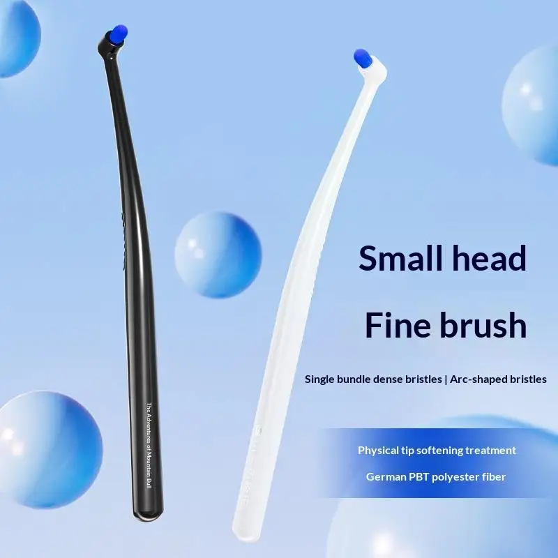 Small Head Single Bundle Interdental Brush Teeth Cleaning Toothbrush Deep Oral Cleaning Soft Bristle Colorful Small Head Brush