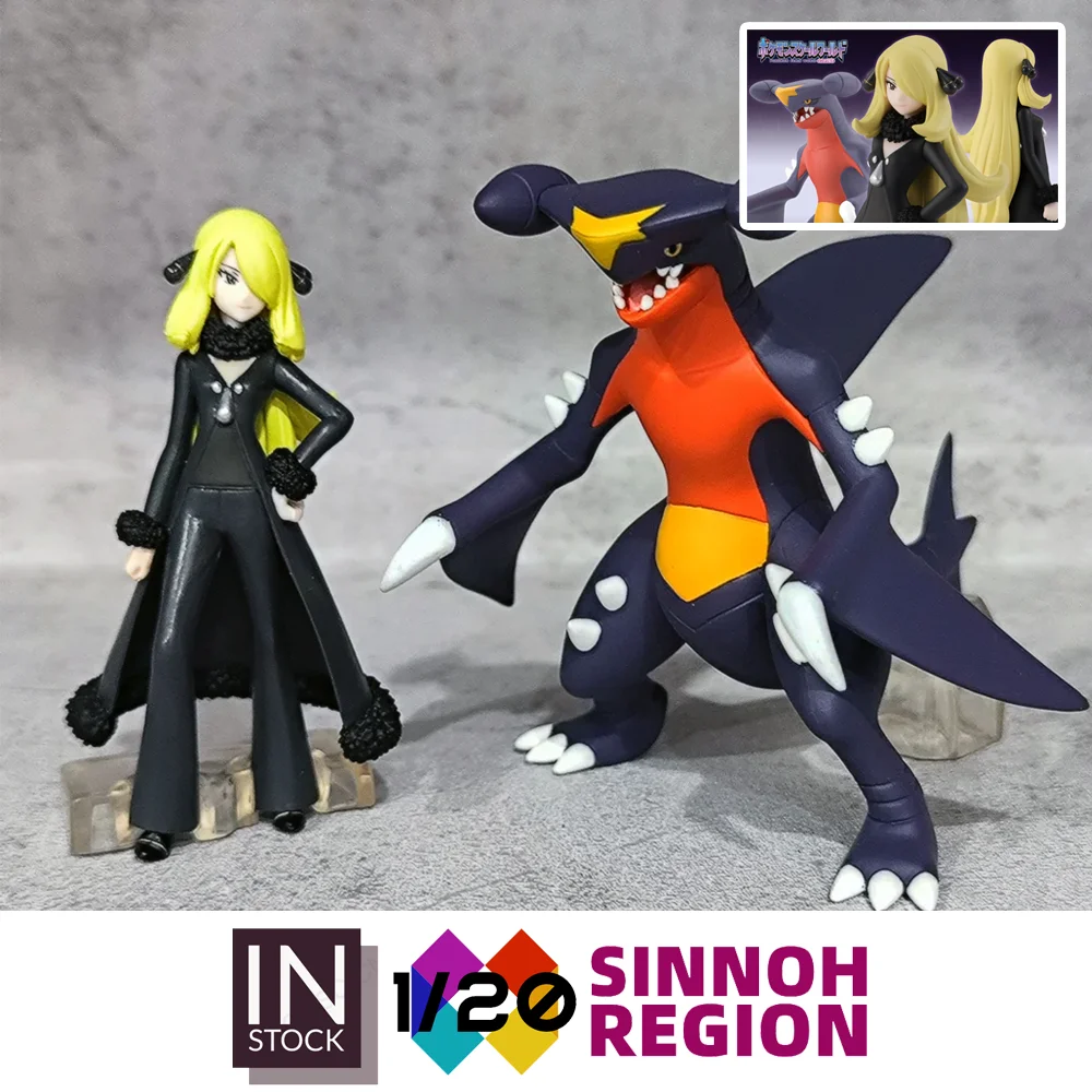 

[In Stock][BanDai]1/20 PVC Scale World [PVC][Sinnoh Region] – Cynthia & Garchomp