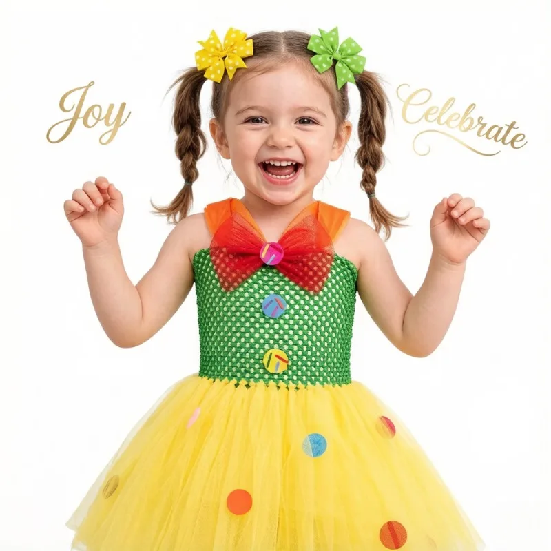 

Holiday Princess Cosplay Sparkle Glitter Fluffy Tutu Dress Masquerade Party Stage Festive Carnival Celebration Fashion Outfit