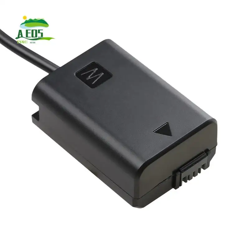 

AED5-NP-FW50 Dummy Battery AC Power Supply Adapter For Sony Alpha A7S A7SM2 A7M2 A7R A7RM2 A6100 A6400 A6500 A6000-US Plug