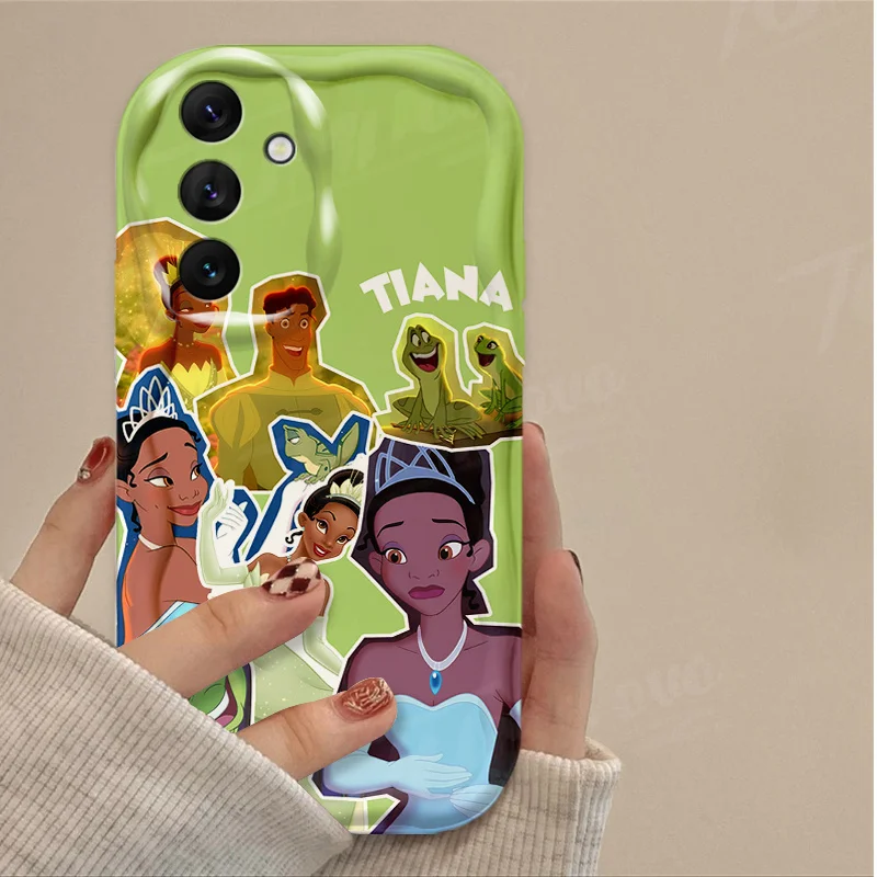Disney Princess Wave Phone Case For Samsung Galaxy A53 A54 A34 A14 A24 A13 A23 A33 A73 A15 A05 A05S Clear Soft Silicone Cover image 2