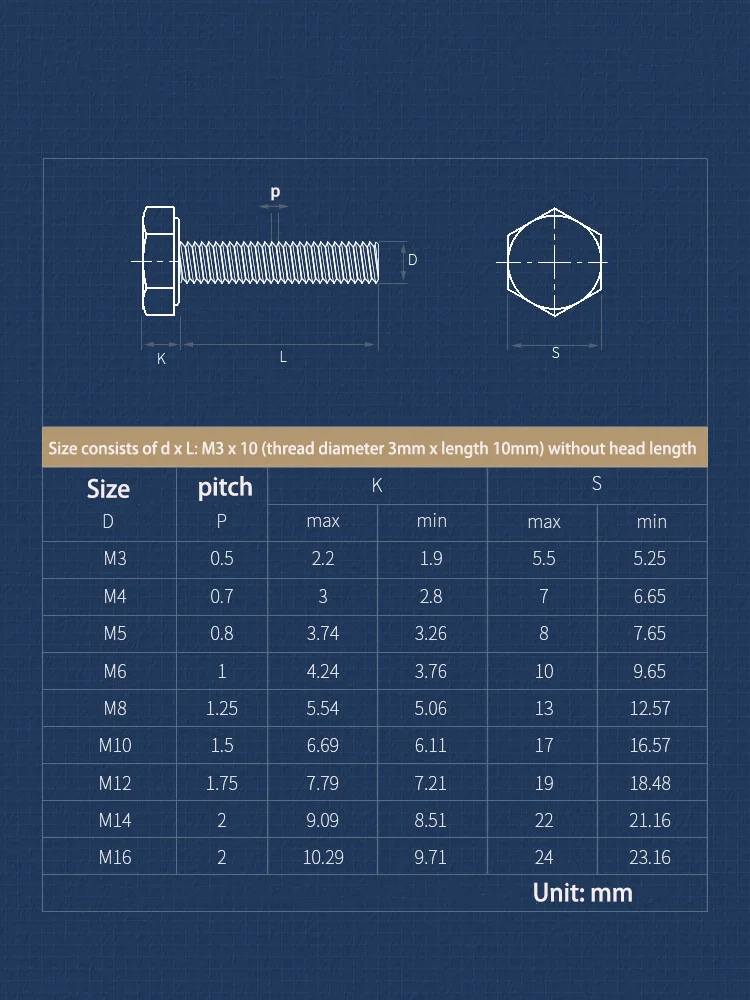 Brass Copper Hex‑Head Metric Machine Screw Bolt M3‑M12 External Thread Fastener DIY Fabrication Raw Stock Accessory Parts