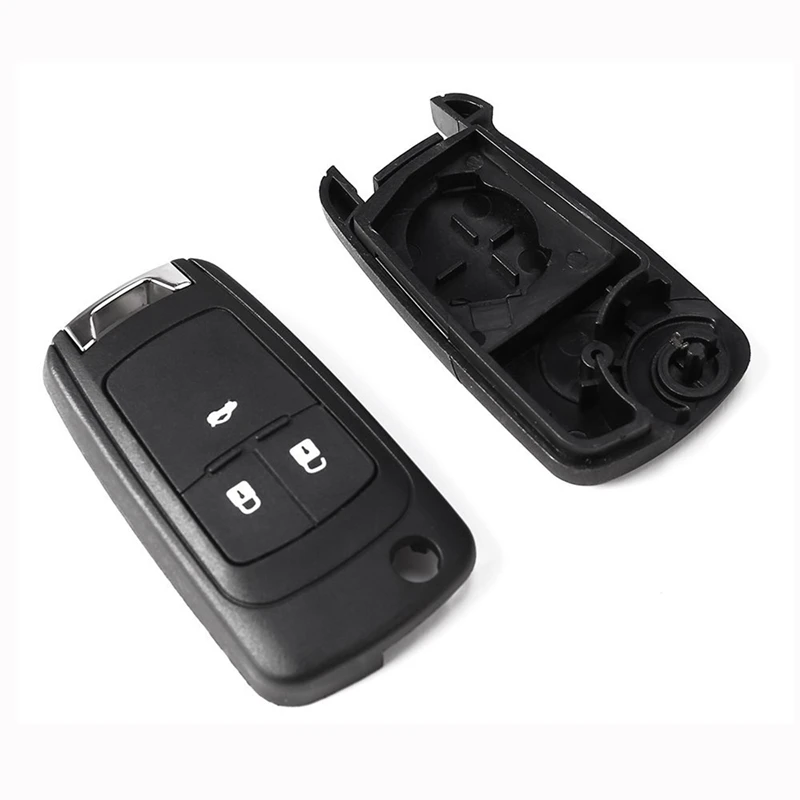 2X Foldable Remote Key Shell 3 Bouton For Vauxhall Zafira Opel Astra Insignia