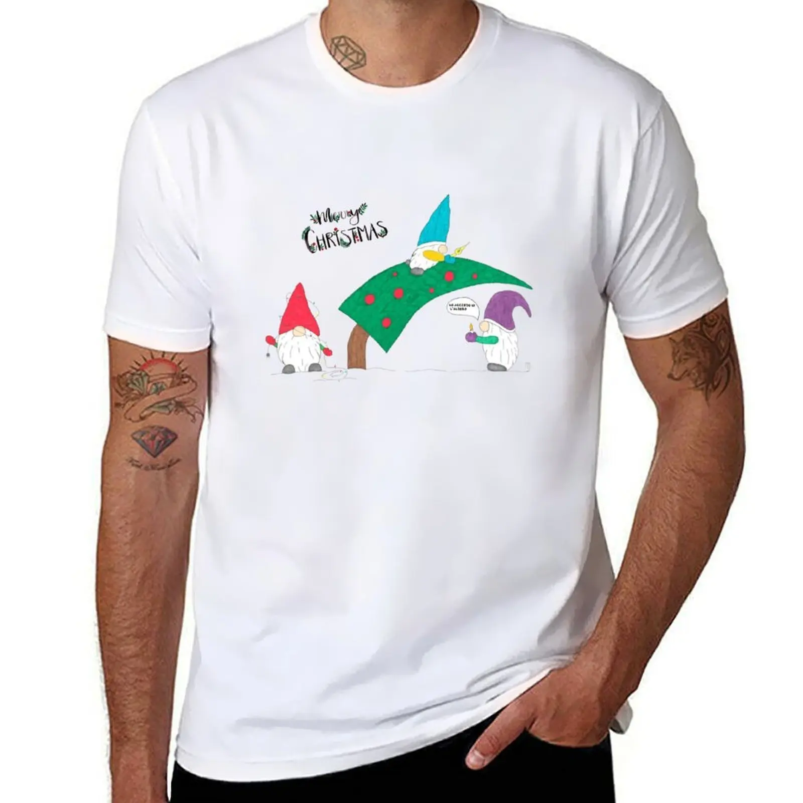 

Gnomes ITALIAN VERSION. T-Shirt t shirts designer t shirt for man 100 percent cotton T-Shirt