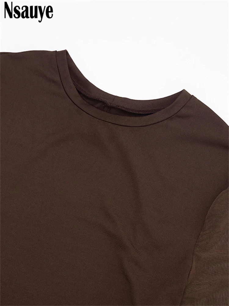 Nsauye Sexy Backless Women Chic Fashion Bodycon Short Dress Outfits 2025 Elegant Evening Party Night Club Mini Long Sleeve Dress