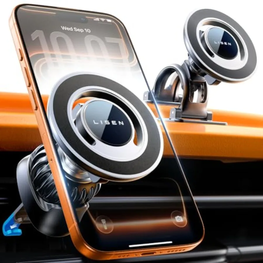 

for MagSafe Car Mount [360° Rotation] Magnetic Phone Holder for Car Vent Phone Mount, Hands Free Phone Mount for Car Accessorie