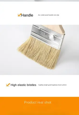 Paint brushes Industrial glue Hard brush Household barbecue pig brush Soft brush Cleaning and dusting brush