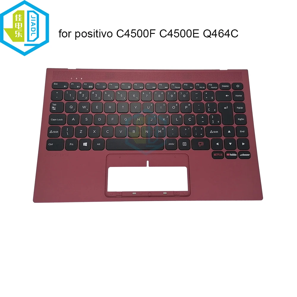 Brazilian Keyboard Palmrest Cover Portuguese Keyboards For Positivo Motion Q464 Q464C C4500 C4500F C4500E 91-37 SCDY-3092001 New