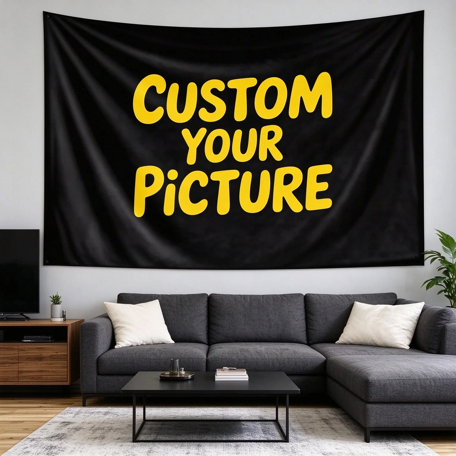 1Pc Personalized tapestry, supporting customized photos, suitable for birthdays, indoor/outdoor, and room decoration.