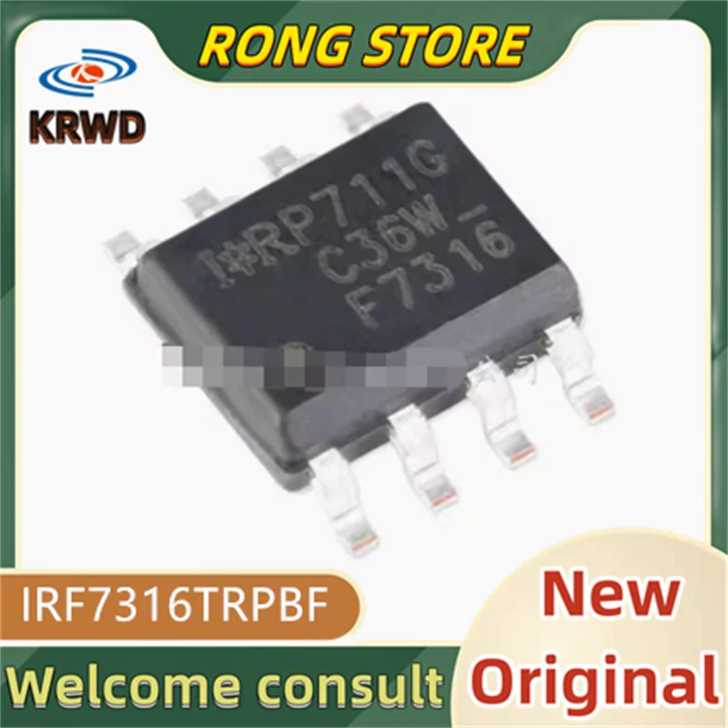 (5 قطعة) F7316 IRF7316 IRF7316TRPBF 30A 4.9A SOP8 رقاقة جديدة ومبتكرة IC