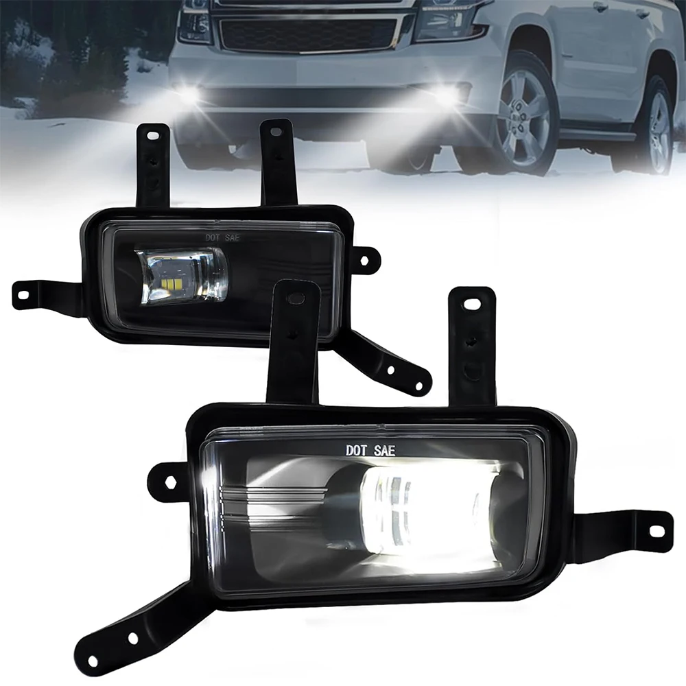 

LED Fog Lights Assembly for Chevy Tahoe Suburban 2015-2020 Suburban 3500HD 2016-2019 Fog Lamp for GMC Yukon & Yukon XL 2015-2020