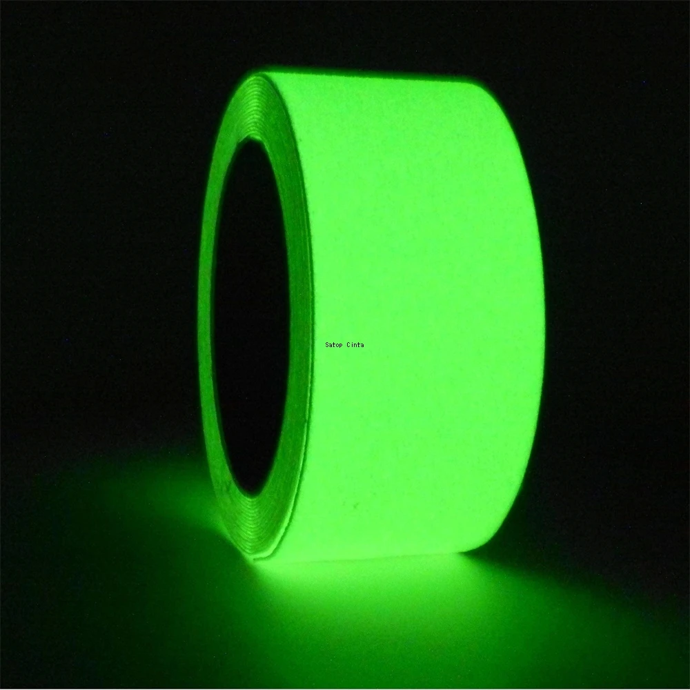 5CM*5M Anti-Slip Tapes Luminous Green Glow In The Dark Tape Non-Slip Grip Strips High Friction Adhesive Stickers For Stair Steps